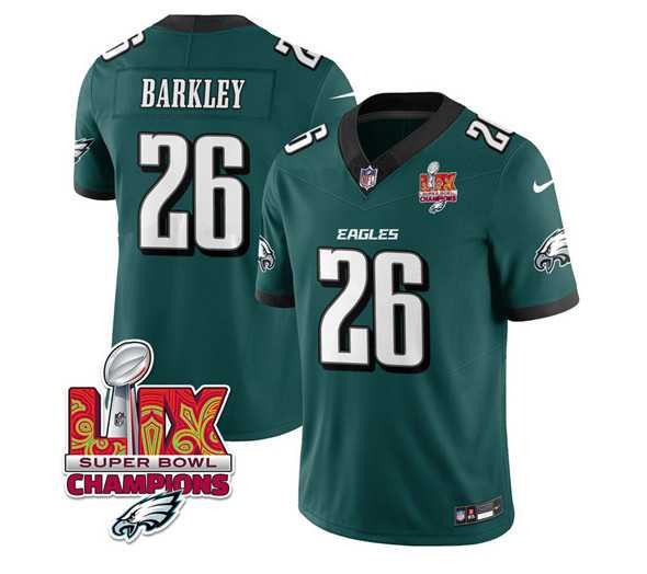 Men & Women & Youth Philadelphia Eagles #26 Saquon Barkley Green 2025 Eagles Logo Super Bowl LIX Patch New F.U.S.E. Vapor Untouchable Limited Stitched Jersey Dzhi,We sell and wholesale Men & Women & Youth Philadelphia Eagles #26 Saquon Barkley Green 2025 Eagles Logo Super Bowl LIX Patch New F.U.S.E. Vapor Untouchable Limited Stitched Jersey Dzhi on line form chian!